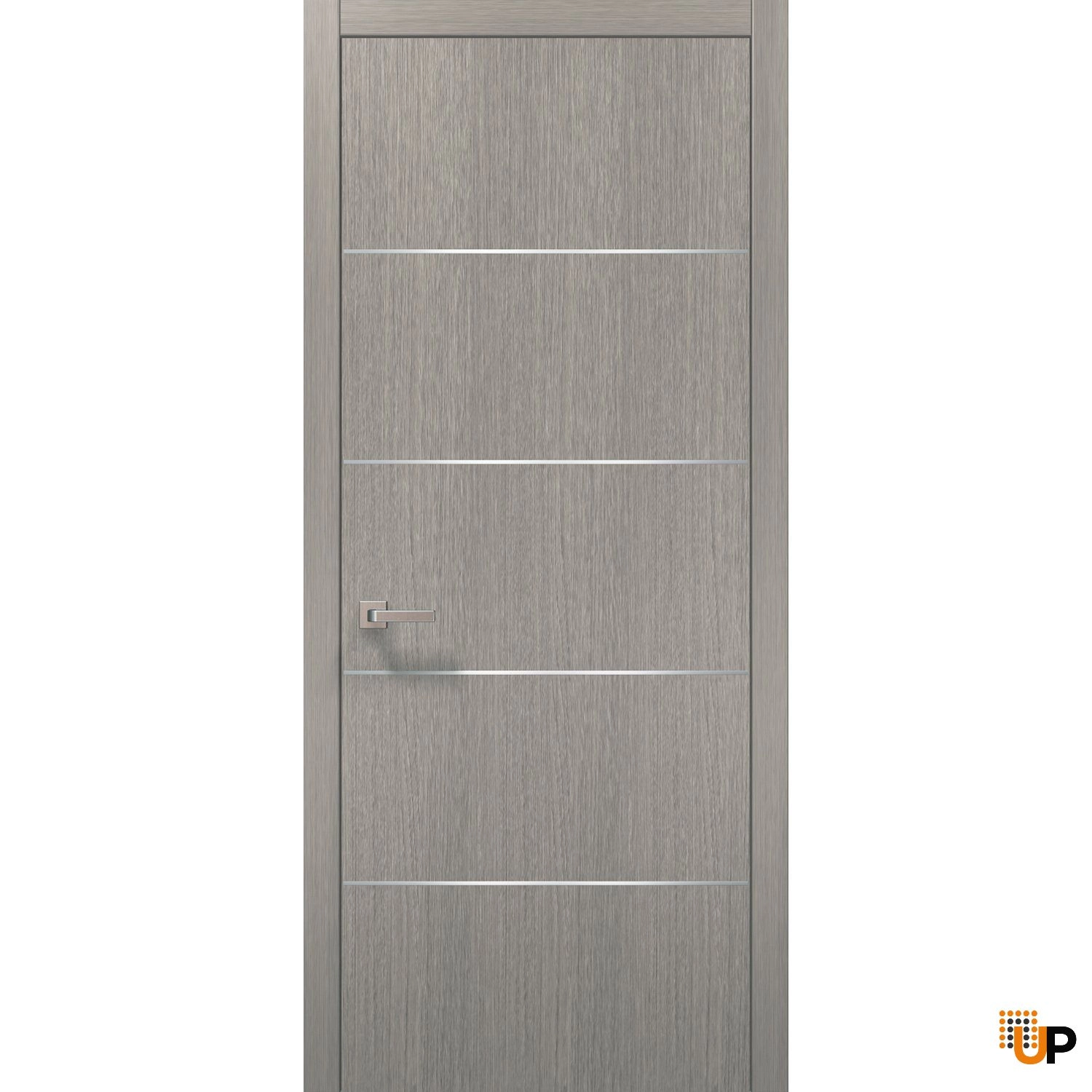 Single solid wood with honeycomb flush interior swing door