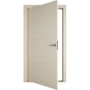 Interior Pivot Door / Planum 0010 Natural Veneer / Single Flush Panel Frame Magnetic Lock / Bathroom Bedroom Modern Doors 36" x 80"