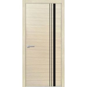 Modern Wood Interior Door with Hardware | Planum 0011 Natural Veneer and Aluminum Strips | Single Panel Frame Trims | Bathroom Bedroom Sturdy Doors