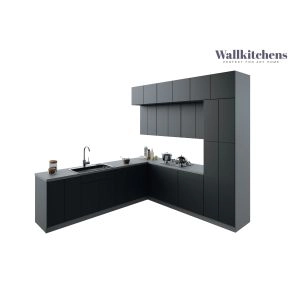 Kitchen Culinary Haven Collection Black Color Base Size 9Ft Wide