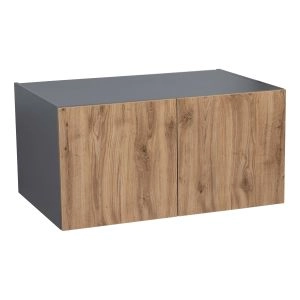 36" x 15" Wall Cabinet-Double Door-with Natural Teak door