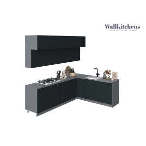 Kitchen Radiance Collection Black Color Base Size 9Ft Wide