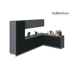 Kitchen Prestige Collection Black & Gray Color Base Size 11Ft Wide