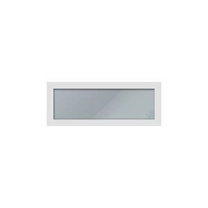 Metal Side Lite for Entry Door White, Mirrored/clear -38" x 16"