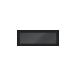 Metal Top Lite for Entry Door Black-38" x 16"