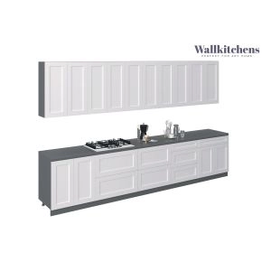 Kitchen Signature Collection White Matte Color Base Size 13Ft Wide