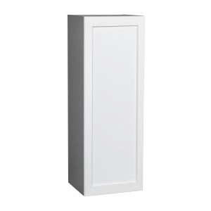 9" x 42" Wall Cabinet-Single Door-with Shaker White Matte door