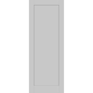 Lite Slab Barn Door Panel | Quadro 4111 Matte Grey | Sturdy Finished Wooden Modern Doors | Pocket Closet Sliding
