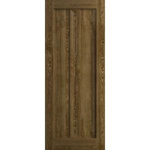 Slab Door Panel 24 x 96 inches | Ego 5006 Marble Oak | Wood Veneer Doors | Pocket Closet Sliding Barn