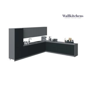 Kitchen Regal Collection Black & Gray Color Base Size 13Ft Wide
