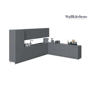 Kitchen Regal Collection Gray Color Base Size 13Ft Wide