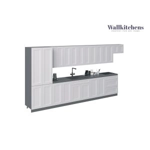 Kitchen Imperial Collection White Matte Color Base Size 15Ft Wide