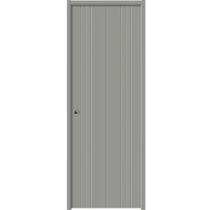 Sliding Closet Bi-fold Doors 36 x 80 inches | BASIC 0111 Dove Grey | Sturdy Tracks Moldings Trims Hardware Set | Wood Solid Bedroom Wardrobe Doors