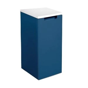 Side&nbsp;Vanity&nbsp;Cabinet Delux Collection Blue Matt Color 12" -Right