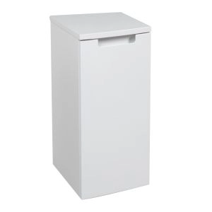 Side Vanity Cabinet Delux Collection White High Gloss Color 12 inch-Right
