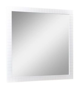 Mirror For Bath Vanity Trevi Collection White Matte 40"