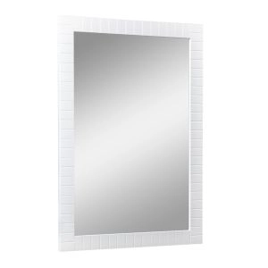Mirror For Bath Vanity Trevi Collection White Matte - 28"
