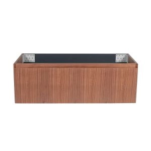 Vanity Premium, Walnut, Wall Mount 48"  without sink 