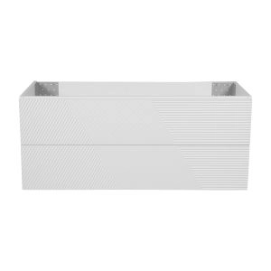 Vanity Leonardo, White Matte, Wall Mount 48"  without sink 