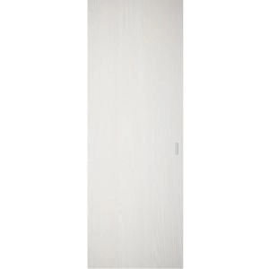 Hidden Barn | Basic 3001 Ash Franko | Wood Veneer Doors | Magic Concealed Sliding Set | 28" x 80"