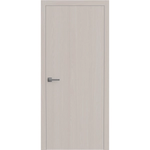 Interior Solid French Door 18 x 80 inches | BASIC 3001 Ash Franko | Single Regular Panel Frame Handle | Bathroom Bedroom Modern Doors