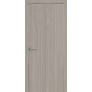Interior Solid French Door 18 x 80 inches | BASIC 3001 Oak Franko | Single Regular Panel Frame Handle | Bathroom Bedroom Modern Doors