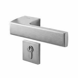 Door Euro Handle 3099 for Magnetic Lock, Satin chrome Entry