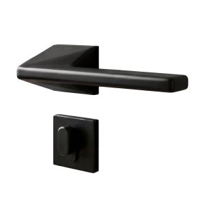 Door Euro Handle 4130 for Magnetic Lock, Black Privacy