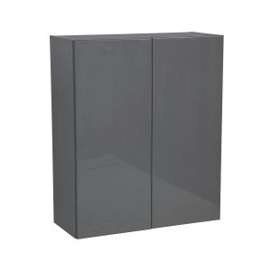 36" x 36" Wall Cabinet-Double Door-with Grey Gloss door