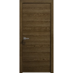 Interior Solid French Door 18 x 80 inches | Ego 5000 Marble Oak | Single Regular Panel Frame Handle | Bathroom Bedroom Modern Doors