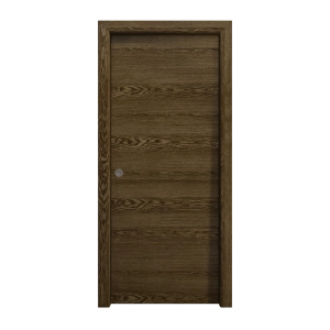 Sliding Pocket Door 30 x 80 inches | Ego 5000 Marble Oak | Kit Rail Hardware | Solid Wood Interior Bedroom Modern Doors