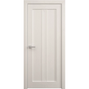 Interior Solid French Door 18 x 80 inches | Ego 5006 Painted White Oak | Single Regular Panel Frame Handle | Bathroom Bedroom Modern Doors