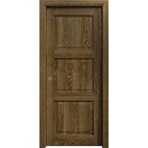 Sliding Pocket Door 18 x 84 inches | Ego 5010 Marble Oak | Kit Rail Hardware | Solid Wood Interior Bedroom Modern Doors