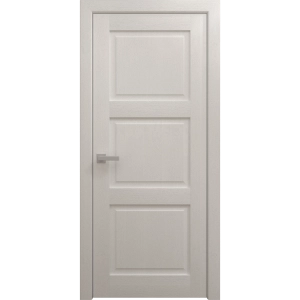 Interior Solid French Door 18 x 80 inches | Ego 5010 Painted White Oak | Single Regular Panel Frame Handle | Bathroom Bedroom Modern Doors