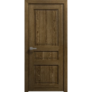 Interior Solid French Door 18 x 80 inches | Ego 5012 Marble Oak | Single Regular Panel Frame Handle | Bathroom Bedroom Modern Doors