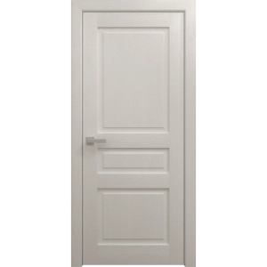 Interior Solid French Door 18 x 80 inches | Ego 5012 Painted White Oak | Single Regular Panel Frame Handle | Bathroom Bedroom Modern Doors