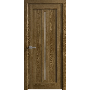 Interior Solid French Door 18 x 80 inches | Ego 5014 Marble Oak | Single Regular Panel Frame Handle | Bathroom Bedroom Modern Doors