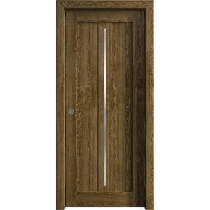 Sliding Pocket Door 18 x 84 inches | Ego 5014 Marble Oak | Kit Rail Hardware | Solid Wood Interior Bedroom Modern Doors
