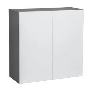 24" x 30" Wall Cabinet-Double Door-with White Gloss door