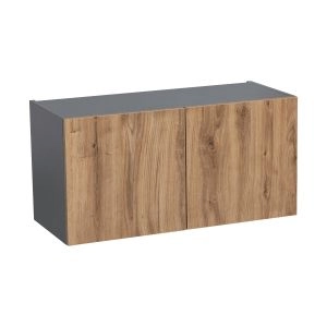 30" x 18" Wall Cabinet-Double Door-with Natural Teak door
