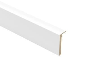 Wooden Door Molding (Trims) for Swing Doors Painted White Color-18" x 84"