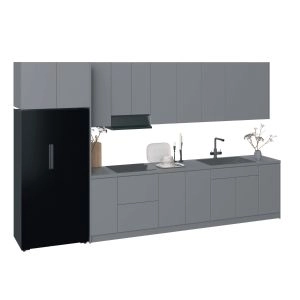 Kitchen Timekeeper Collection Gray Color Base Size 13Ft Wide