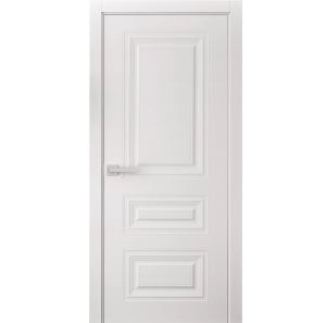 Interior Door 32 x 84 inches | BASIC 9233 White | Single Regular Panel Frame Handle | Bathroom Bedroom Doors
