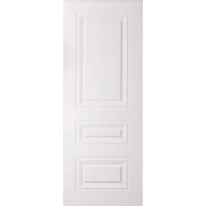 Slab Door Panel 30 x 84 inches | BASIC 9233 White | Bathroom Bedroom Doors
