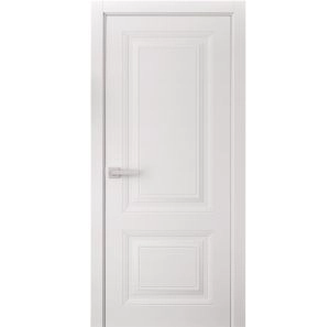 Interior Door 24 x 80 inches | BASIC 9422 White | Single Regular Panel Frame Handle | Bathroom Bedroom Doors