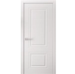Interior Door 24 x 80 inches | BASIC 9772 White | Single Regular Panel Frame Handle | Bathroom Bedroom Doors