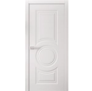 Interior Door 18 x 80 inches | BASIC 9801 White | Single Regular Panel Frame Handle | Bathroom Bedroom Doors