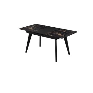 Dining Table GENOA 47(62)x31x29 RICHMOND BLACK