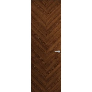 Hidden Door | Ego 5005 Cognac Oak Veneer Concealed Metal Frame 18" x 80" Left-hand Inswing