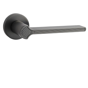 Door Euro Handle DUBAI for Magnetic Lock, Graphite, Passage